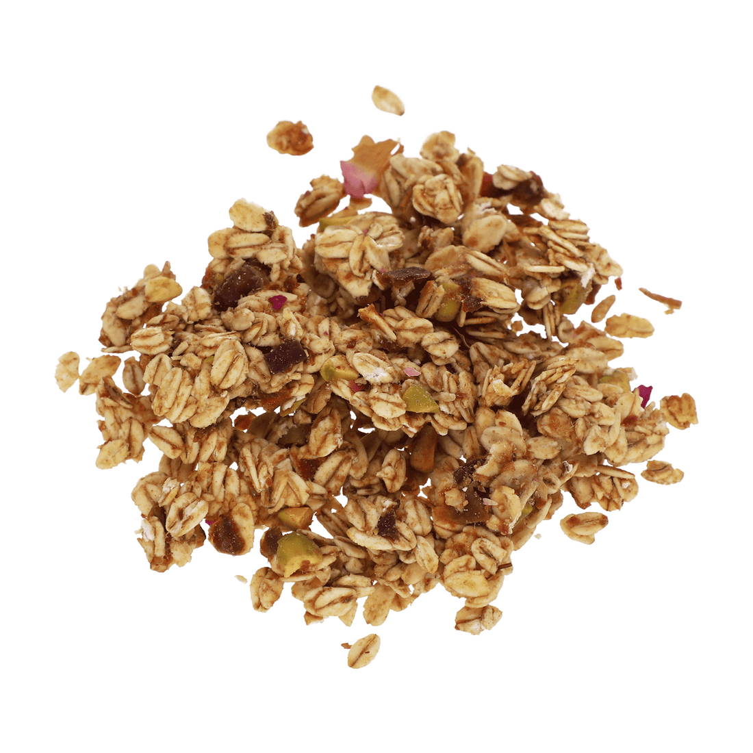 Pistazien-Rosen-Granola