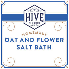 Hafer- und Blütenbadesalz