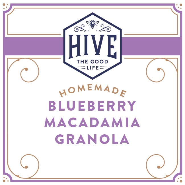 Blaubeeren Macadamia Granola