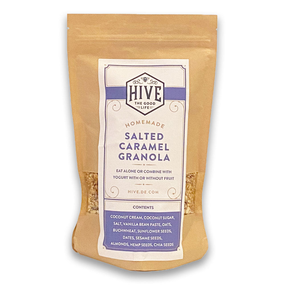 Granola mit salzigem Karamell