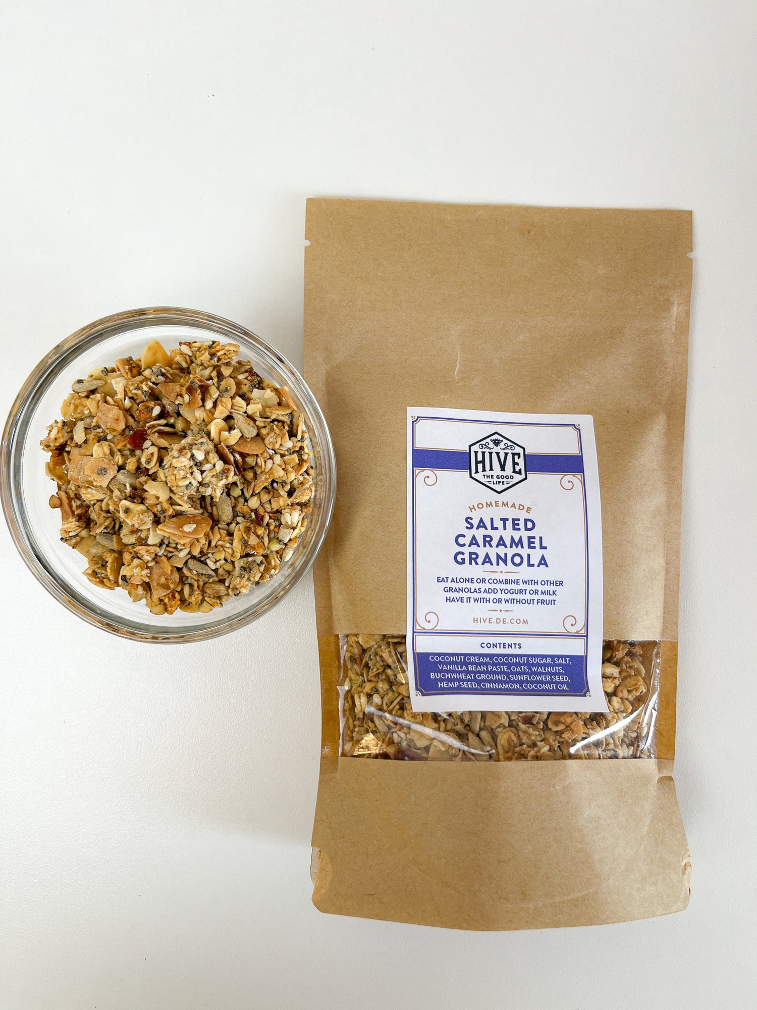 HIVE Veganes Granola Kostprobe