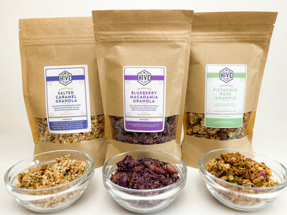 HIVE Veganes Granola Kostprobe