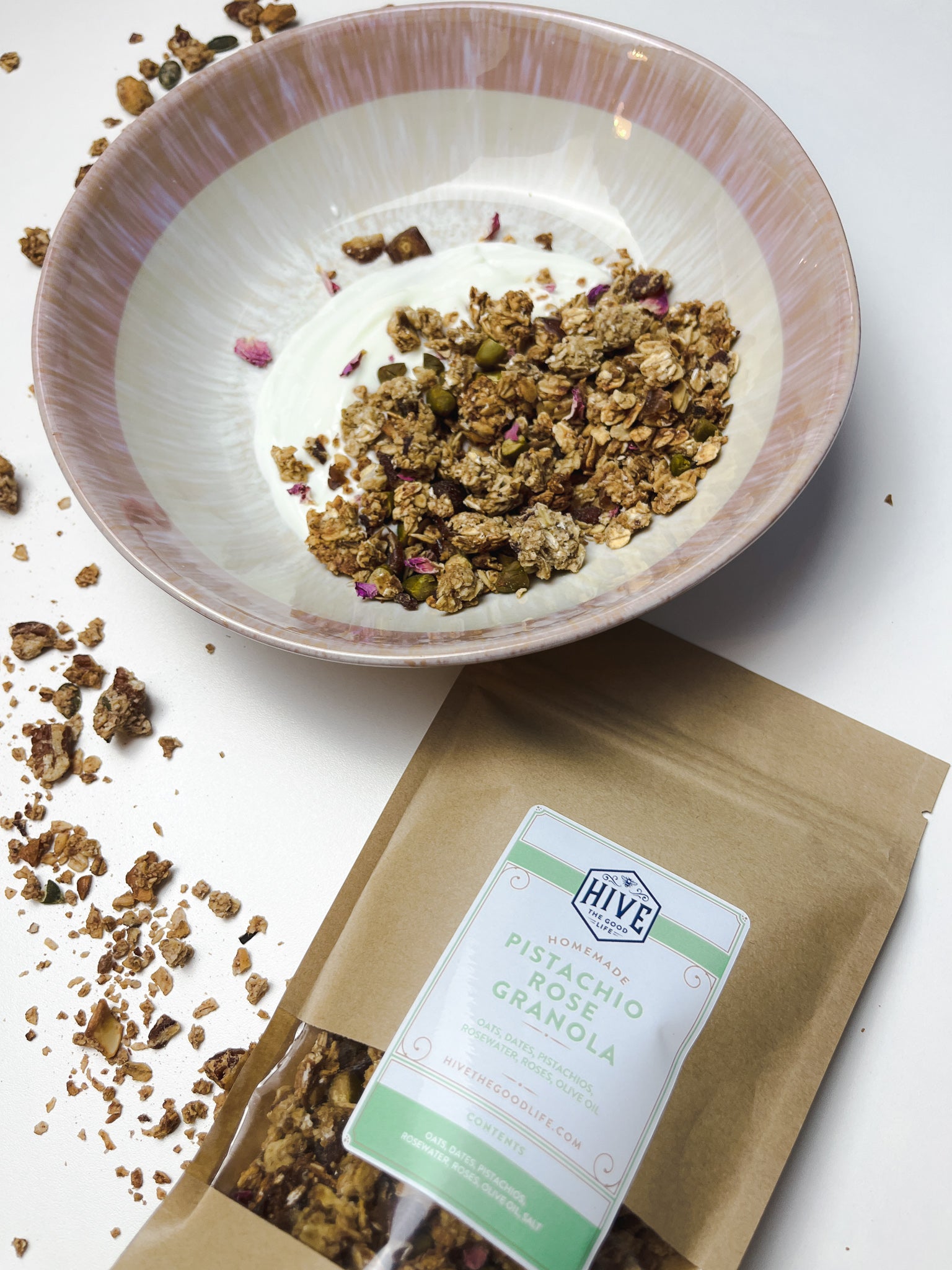 HIVE Veganes Granola Kostprobe