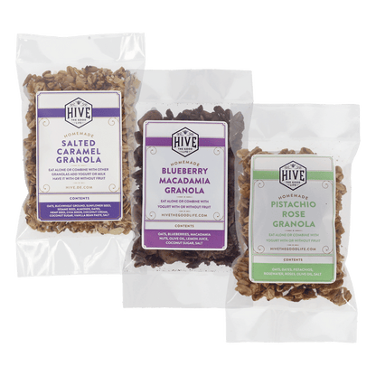 HIVE Veganes Granola Kostprobe