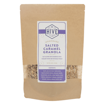 Granola mit salzigem Karamell
