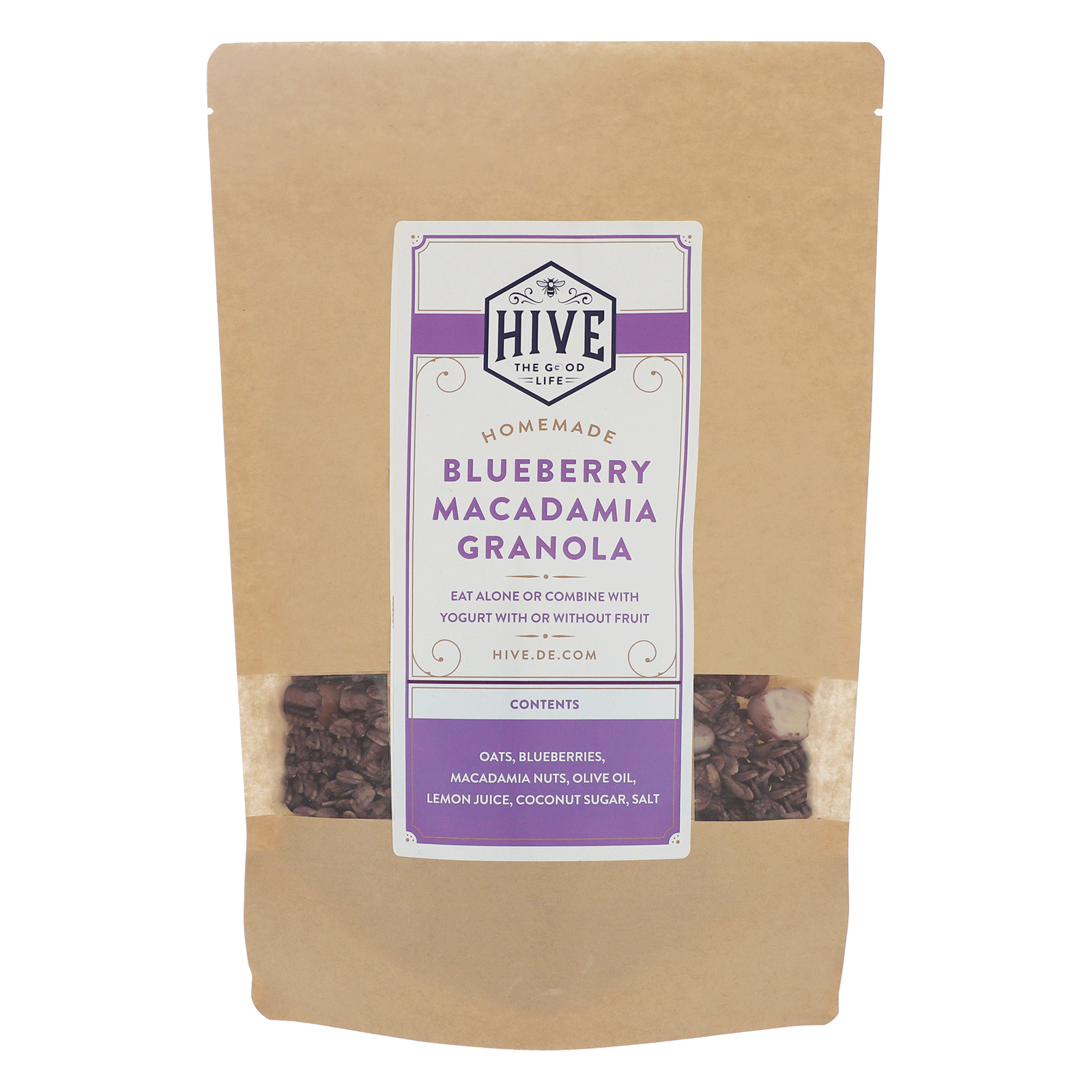 Blaubeeren Macadamia Granola