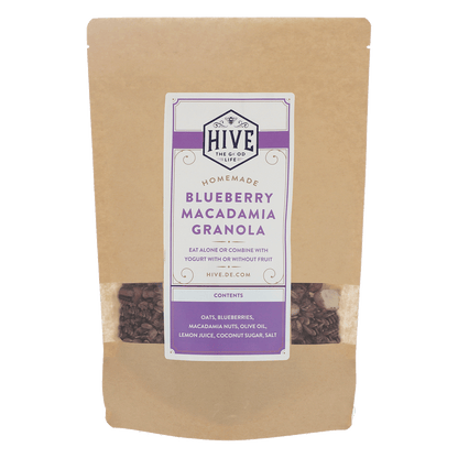 Blaubeeren Macadamia Granola