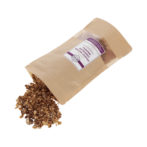 Erdnussbutter-Schokoladen-Granola