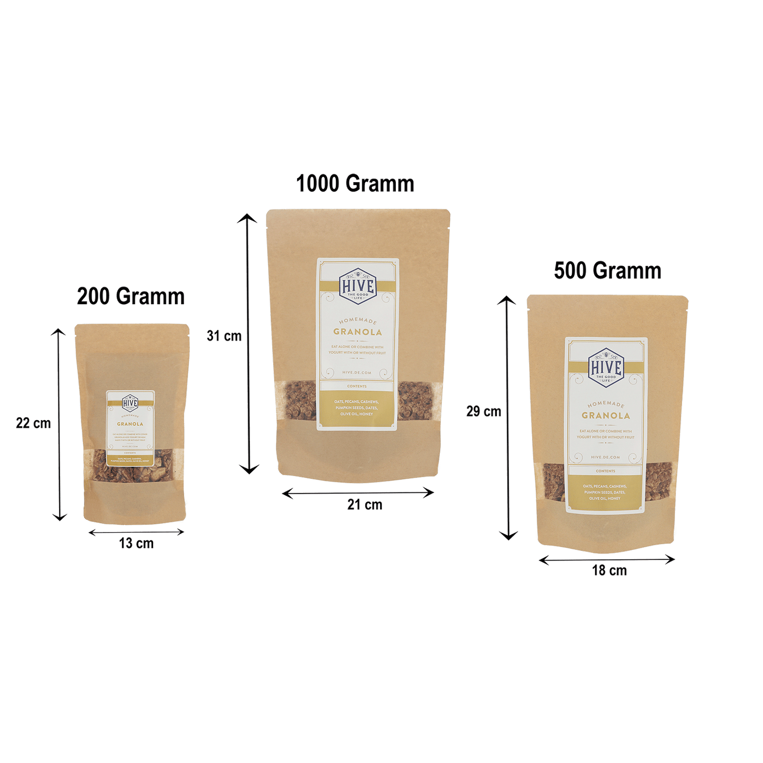 Blaubeeren Macadamia Granola