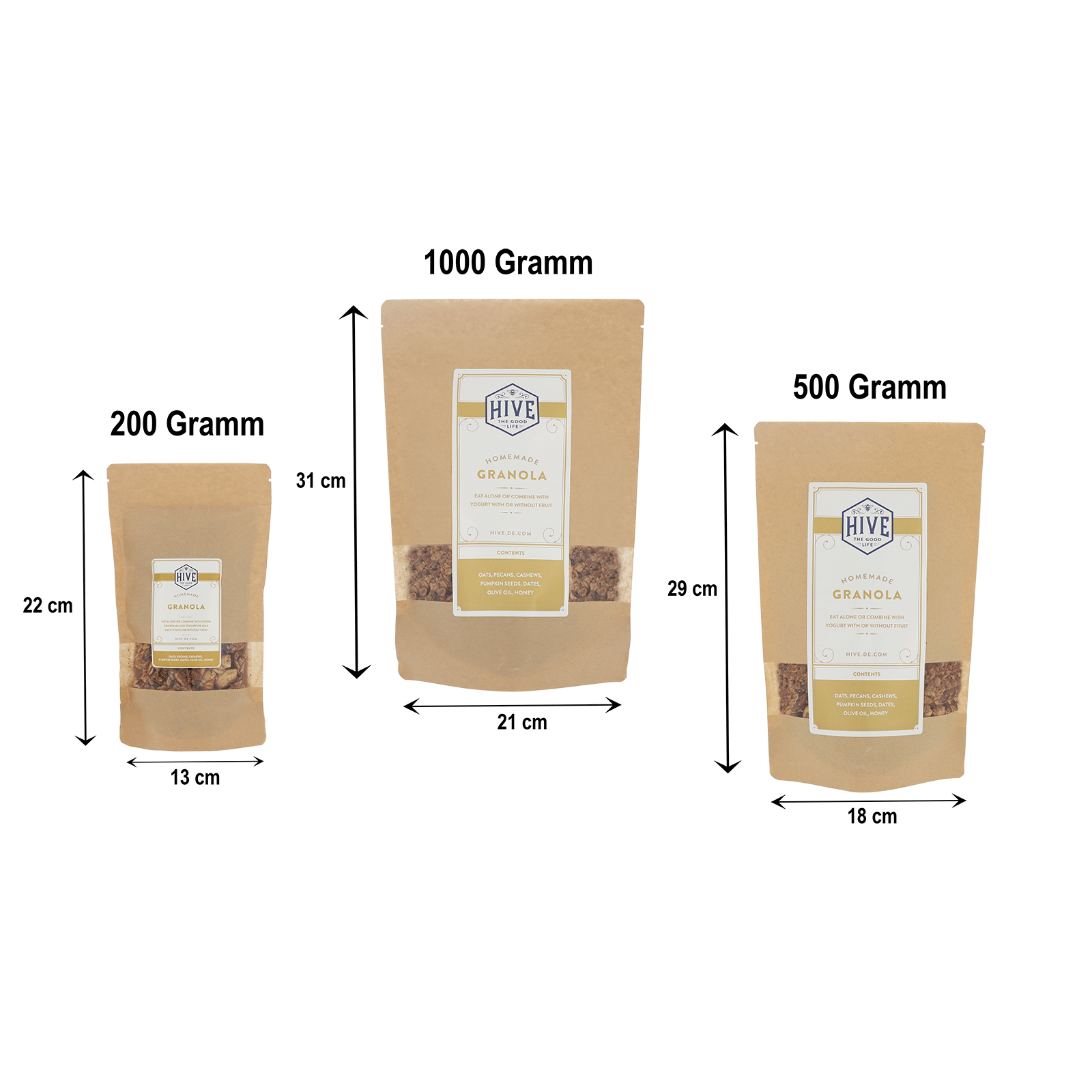 Blaubeeren Macadamia Granola