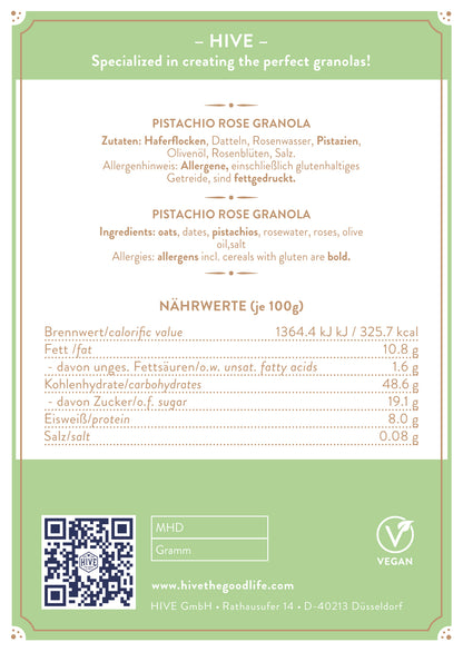 HIVE Veganes Granola Kostprobe